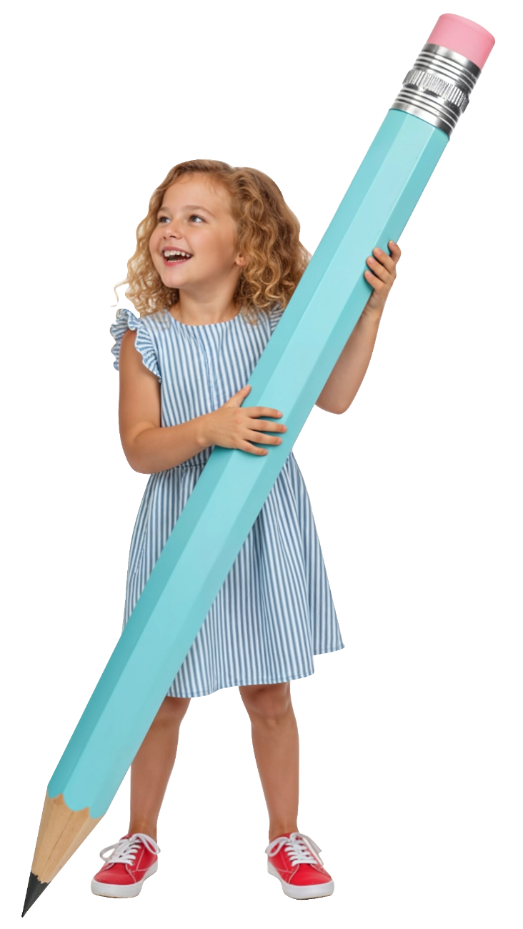 freepik flip the pencil to the opposite direction and she 74463